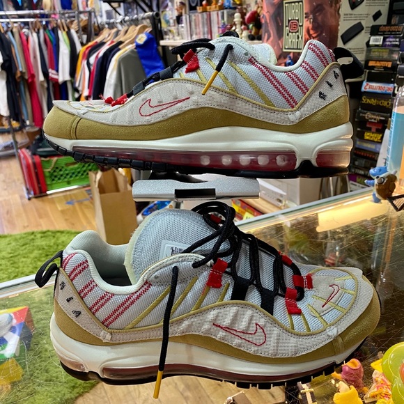 Nike Other - Nike Air Max 98 SE Inside Out Desert Sand Beige 9
